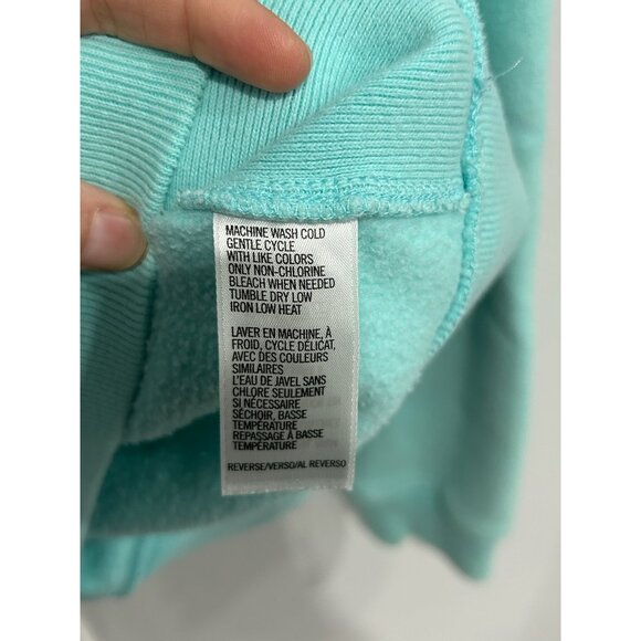 Izod Ladies Golf Classics Mint Green 1/4 Zip Pullover Sweatshirt Sz Medium - Picture 7 of 10